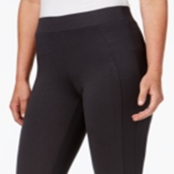 Style & Co Women's Snap Hem Ponte Knit Leggings Gray Size X-Small