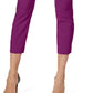 Alfani Women's Tummy Control Pull on Skinny Pants Purple Size 12P