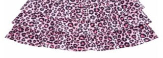 Epic Threads Little Girl's Cheetah Print Tiered Skirt Pink Size 6