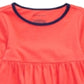 First Impressions Baby Girl's Ruched Heart Cotton Tunic Orange Size 12MOS