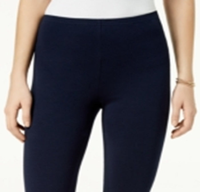 Maison Jules Women's Solid Pull on Leggings Blue Size X-Small