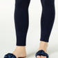 Maison Jules Women's Solid Pull on Leggings Blue Size X-Small