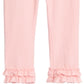 First Impressions Baby Girl's Ruffle Hem Leggings Pink Size 6-9MOS