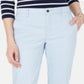 Tommy Hilfiger Women's Hampton Chino Straight Leg Pants Blue Size 8