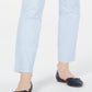 Tommy Hilfiger Women's Hampton Chino Straight Leg Pants Blue Size 8