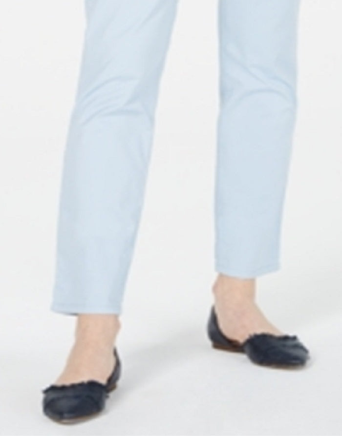 Tommy Hilfiger Women's Hampton Chino Straight Leg Pants Blue Size 8