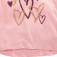 Epic Threads Big Girl's Scribble Heart T-Shirt Pink Size Medium