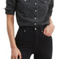 Levi's Women's Ultimate Western Shirt Black Size X-Large