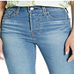 Levi's Women's Distressed Cropped Jeans Blue Size 29