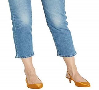 Levi's Women's Distressed Cropped Jeans Blue Size 29