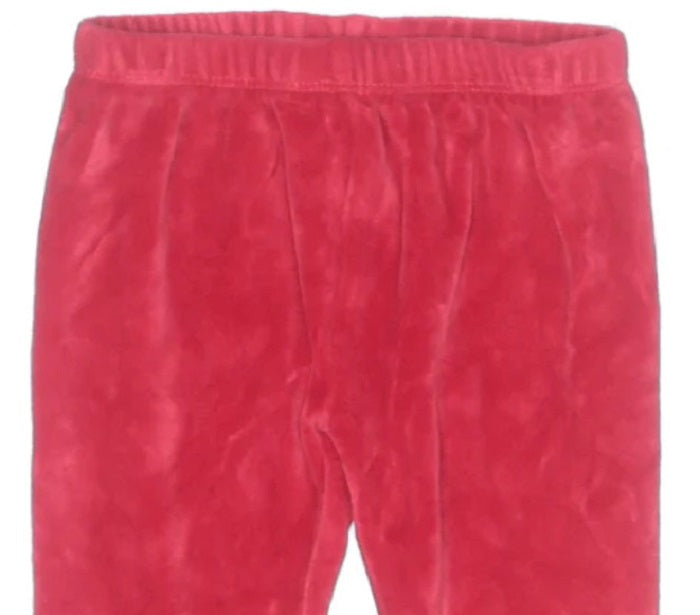 First Impressions Baby Girl's Velour Leggings Red Size 3-6MOS