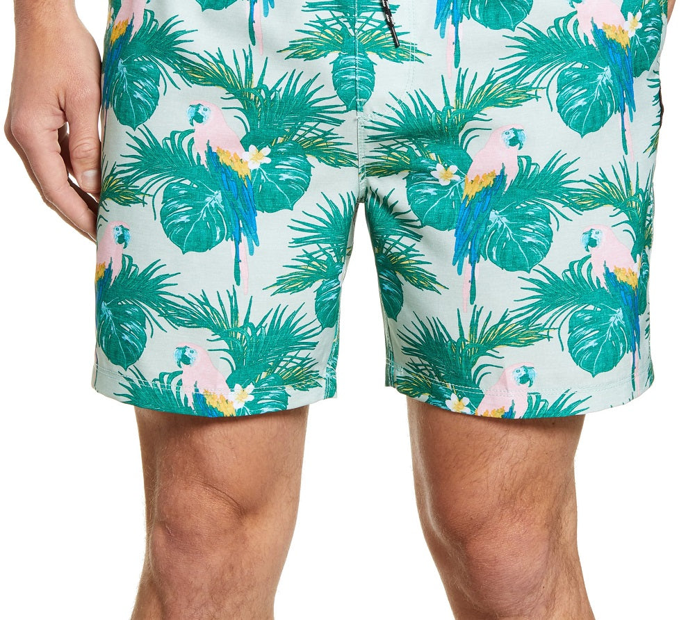 Hurley Men's Sierra Volley Swim Trunks Green Size X-Large