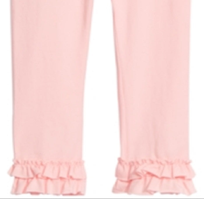 First Impressions Baby Girl's Ruffle Hem Leggings Pink Size 24MOS