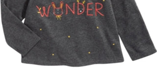 First Impressions Baby Girl's Little Wonder T-Shirt Gray Size 18MOS