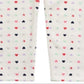 First Impressions Baby Girl's Heart Print Leggings White Size 12MOS