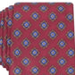 Tasso Elba Men's Luciano Medallion Tie Red Size One Size