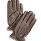 Club Room Men's Winter Gloves Touch Screen Leather Brown Size Size Large