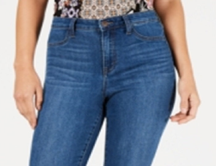 Style & Co Women's High Rise Curvy Fit Jeggings Blue Size 12