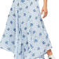 Free People Women's Sea Glass MIDI Dress Blue Size 10