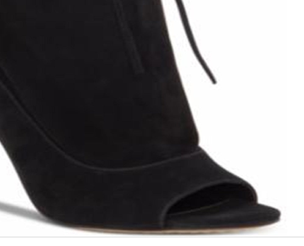 Vince Camuto Women's Casual Boots Avera Suede Bootie Black Size 7.5 M