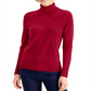 JM Collection Women's Turtleneck Sweater Red Size X-Small