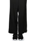 Rachel Roy Women's Mid Rise Wide Leg Track Pants Black Size Petite Small