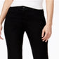 Style & Co Women's Mid Rise Slim Leg Jeans Black Size 2