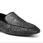 Donald J Pliner Women's Honey Closed Toe Loafers Silver/Black Size 7