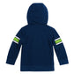 Cubcoats Boy's Toddler Seattle Seahawks 2-in-1 Transforming Full-Zip Hoodie & Soft Plushie Blue