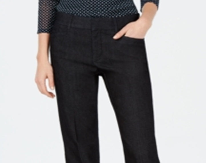 Charter Club Women's Tummy Control Trouser Blue- Size 8 S