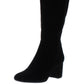 INC International Concepts Women's Block Heel Zip up Suede Dress Boots Black Size 6