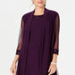 R & M Richards Women's Jacket & Dress Purple Size 10 Petite