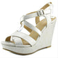 Style & Co Women's Rachey1 Platform Wedge Sandal Black Size 8 M