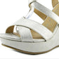 Style & Co Women's Rachey1 Platform Wedge Sandal Black Size 8 M