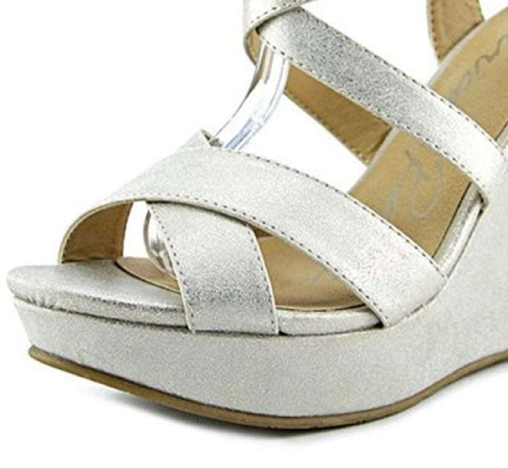 Style & Co Women's Rachey1 Platform Wedge Sandal Black Size 8 M