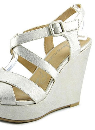 Style & Co Women's Rachey1 Platform Wedge Sandal Black Size 8 M