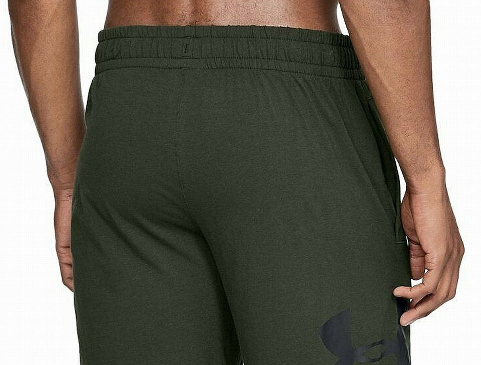 Under Armour Men's Athletic Elastic-Waist Army Green Size Small
