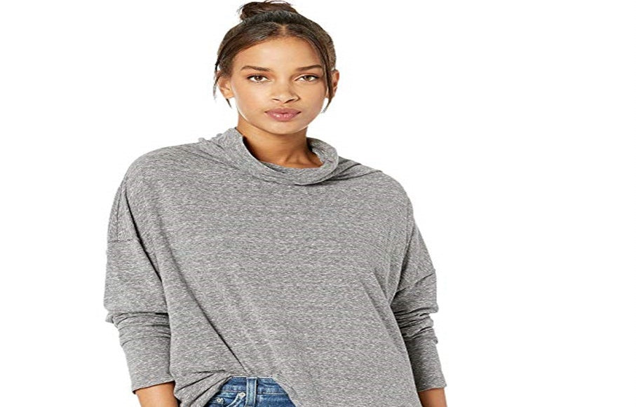 Free People Women's Bella Vista Tunic Top Grey Size Large