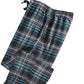 Perry Ellis Men's Plaid Flannel Pajama Pants Black Size Small
