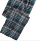 Perry Ellis Men's Plaid Flannel Pajama Pants Black Size Small