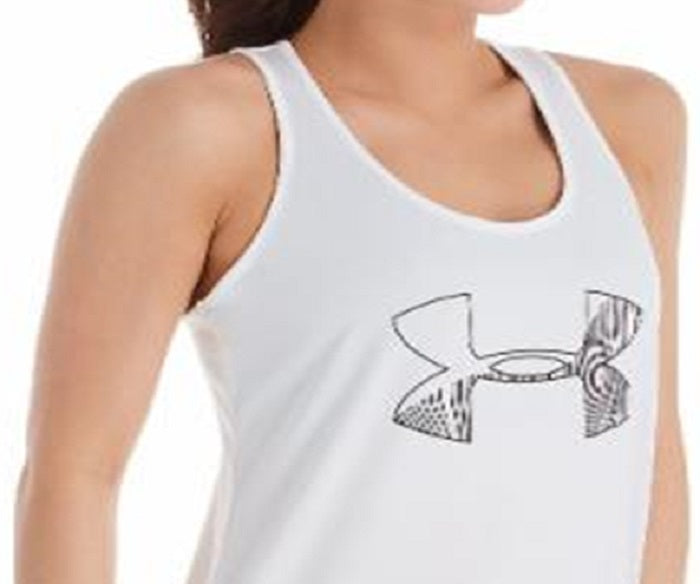 Under Armour Women's Fitness Performance Tank Top White Size Medium