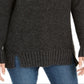 Style & Co Women's Cowl-Neck Sweater Grey Size Large