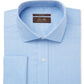 Tasso Elba Men's Classic-Fit Twill French Cuff Dress Shirt Blue Size 32-33