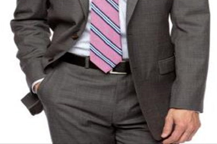 Lauren Ralph Lauren Men's Suit Separate Two Button Wool Gray Size 46 S