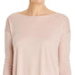 Eileen Fisher Women's Tencel Ballet Neck Box Top Pink Size Large