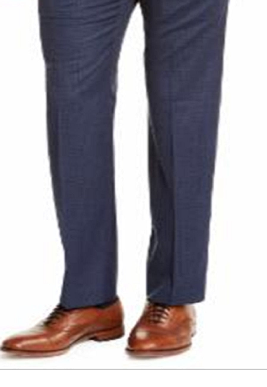 Ralph Lauren Men's Classic Fit UltraFlex Stretch Plaid Dress Pants Blue Size 30X30
