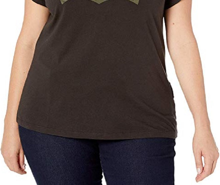 Levi's Women's Plus Perfect Tee W/o Pocket Women's T Shirt Black Size 1X