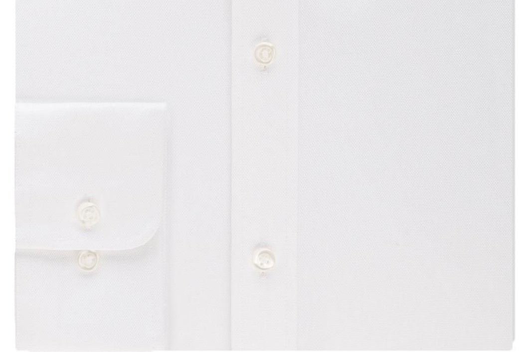 Tommy Hilfiger Men's Athletic Fit Button Down Dress Shirt White Size 34-35