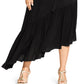 City Chic  Women's  Beach Love One-Shoulder Maxi Dress Black Size 24W