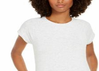 Ideology Women's Short Sleeve Tunic Gray Size XL